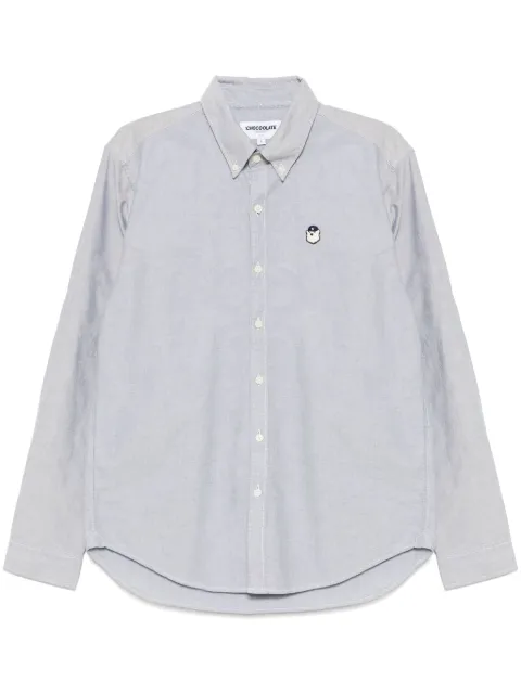 CHOCOOLATE logo-patch shirt