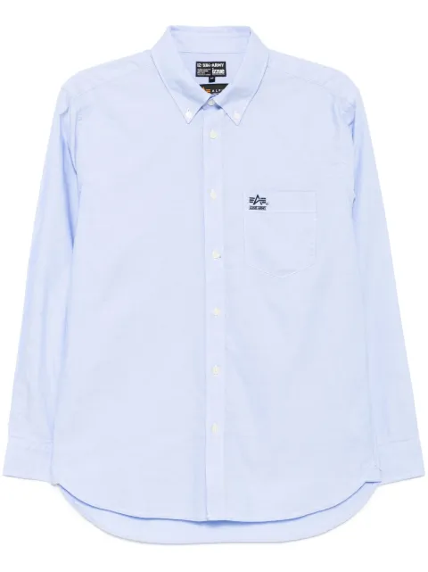 izzue camisa con logo bordado