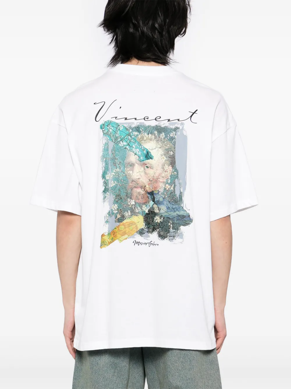 Musium Div. T-shirt met grafische print Wit