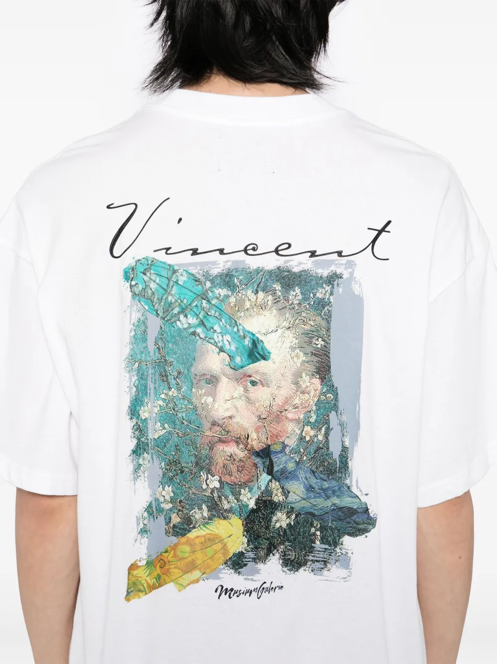 Musium Div. T-shirt met grafische print Wit