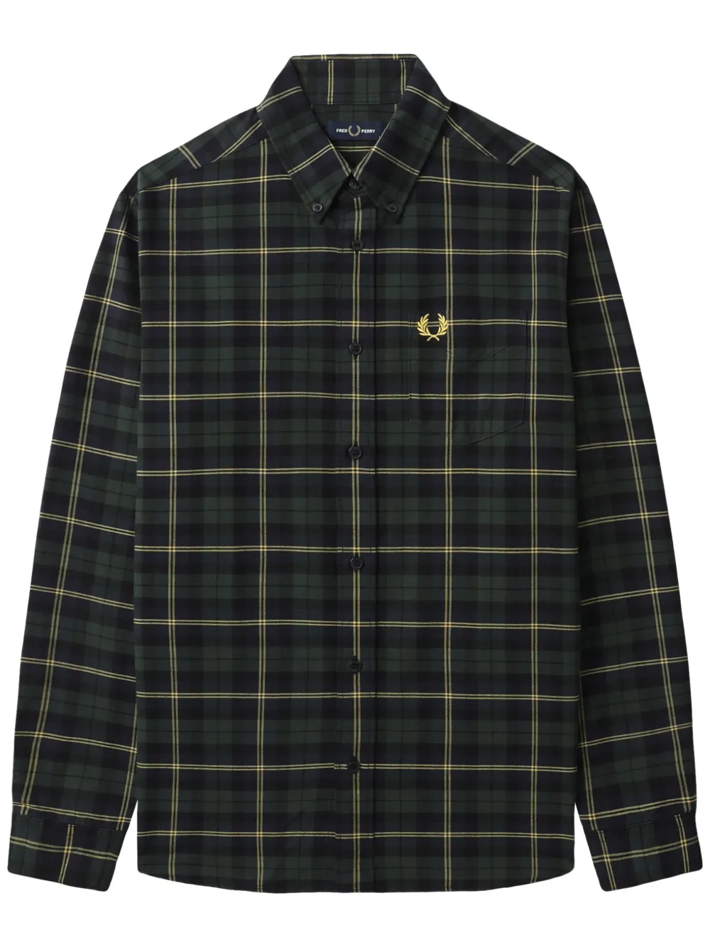 Fred Perry camisa de algodón | azul | Image 1