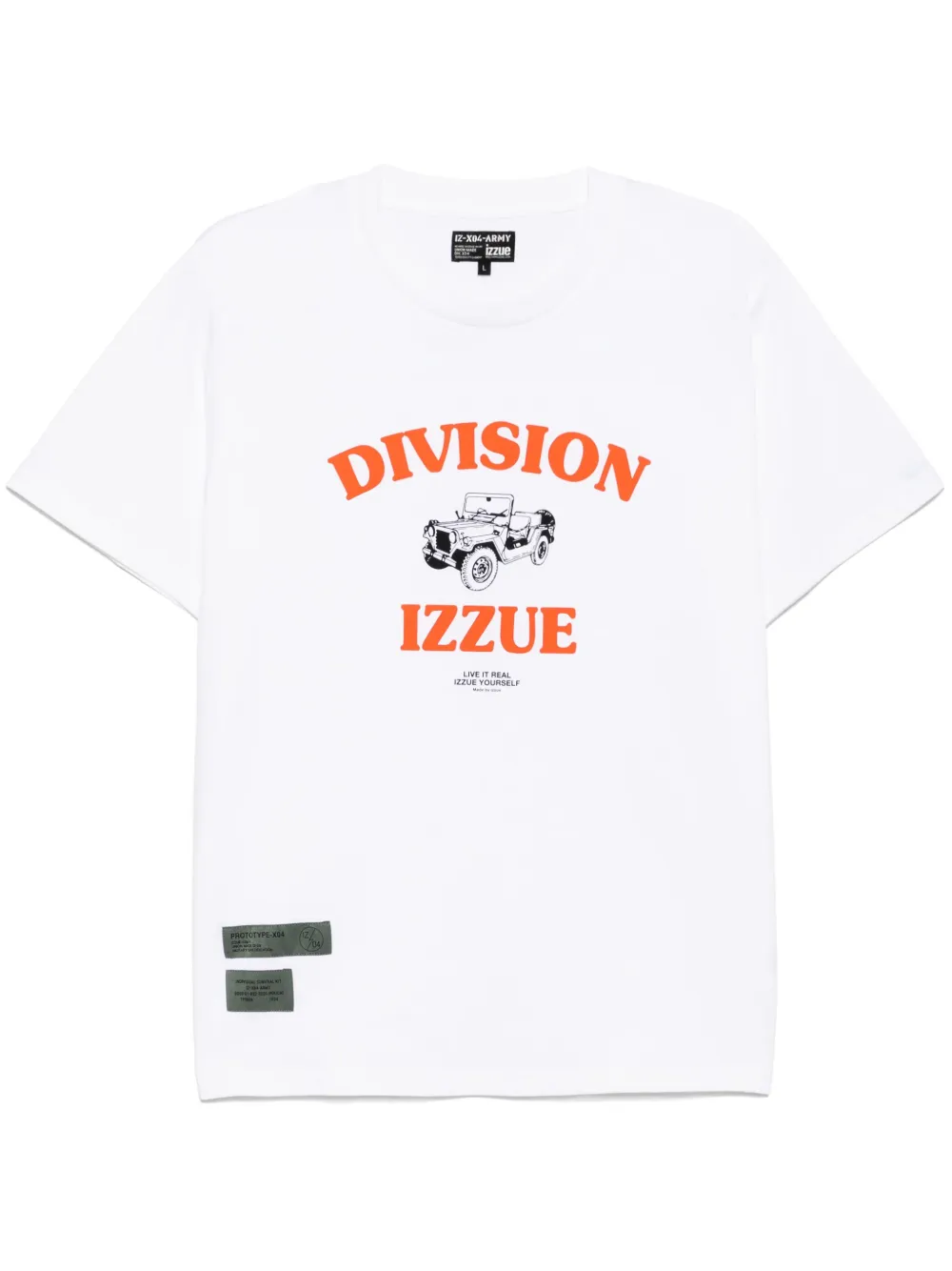 izzue playera con estampado gráfico | blanco | Image 1