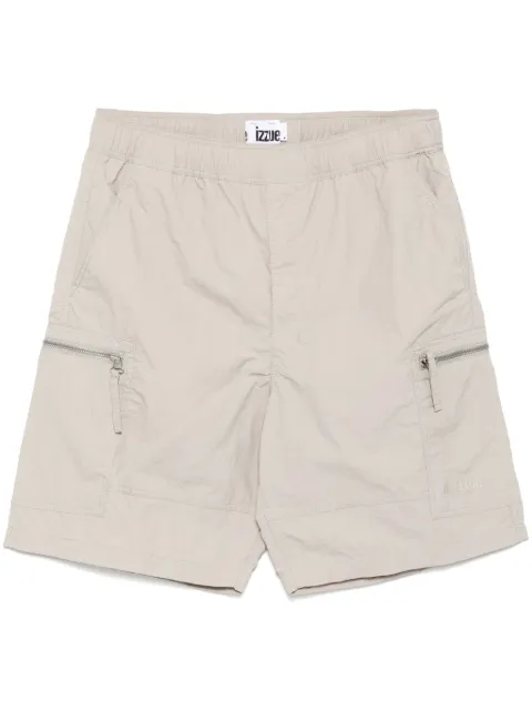 izzue shorts cargo con cordones en la pretina