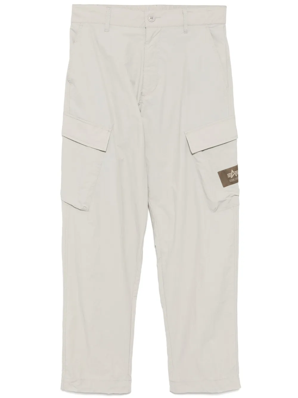 logo-patch trousers