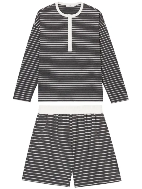 b+ab striped shorts set
