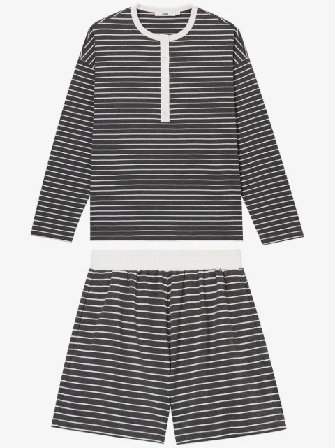 b+ab striped shorts set