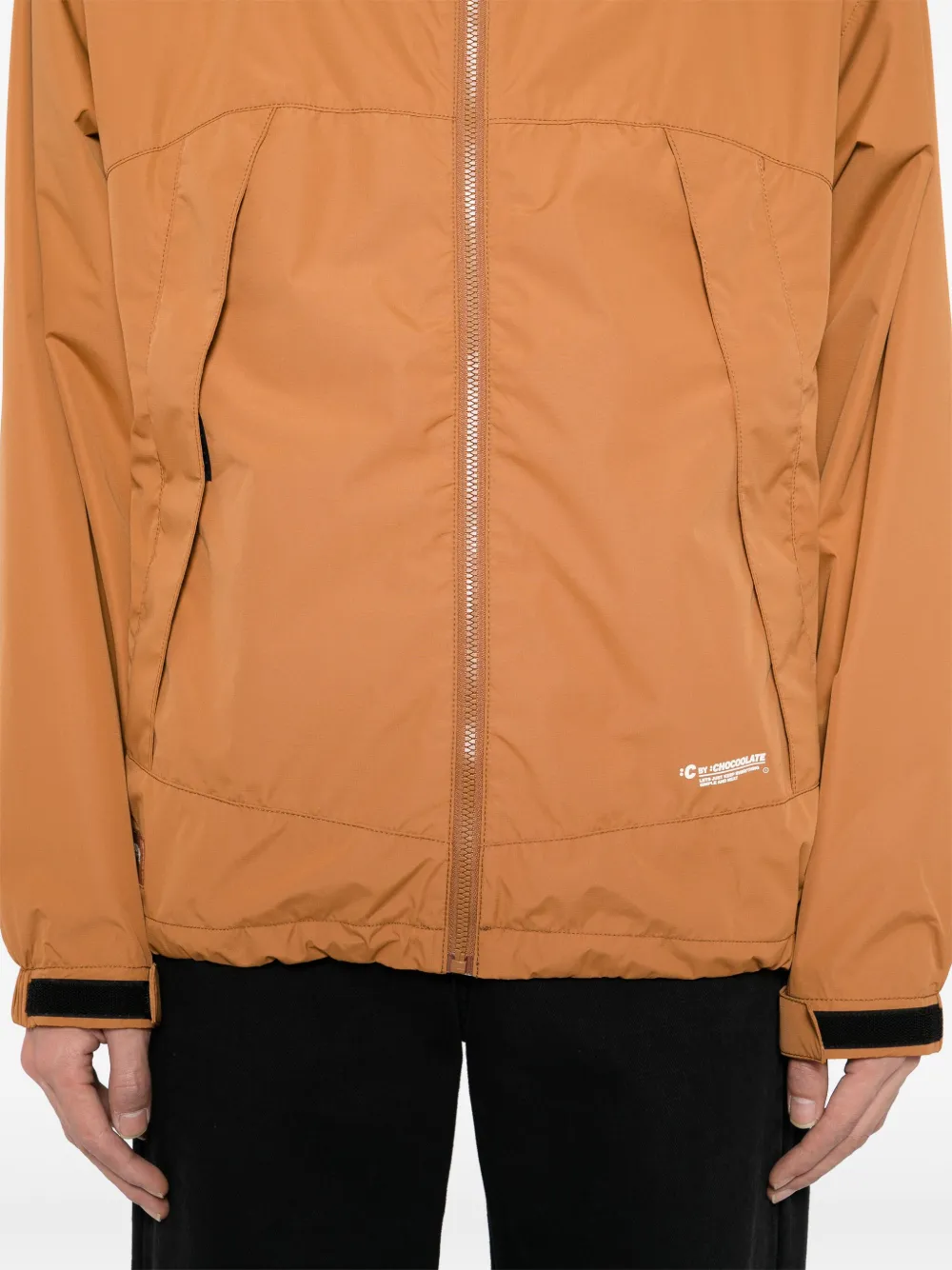 CHOCOOLATE Windjack met rits Oranje