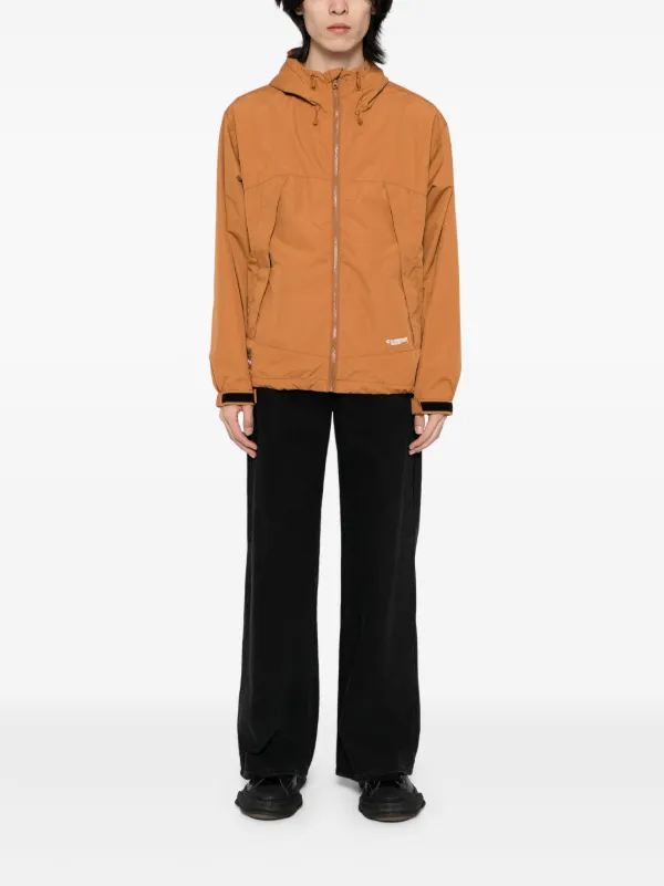 CHOCOOLATE Hooded zip-up Windbreaker | Orange | FARFETCH GE