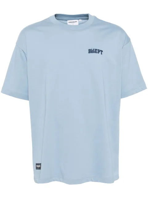 CHOCOOLATE logo-embroidered T-shirt