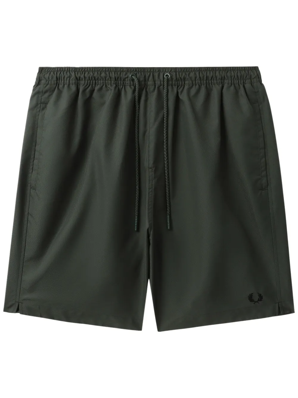Fred Perry logo-embroidered shorts | Green | Image 1