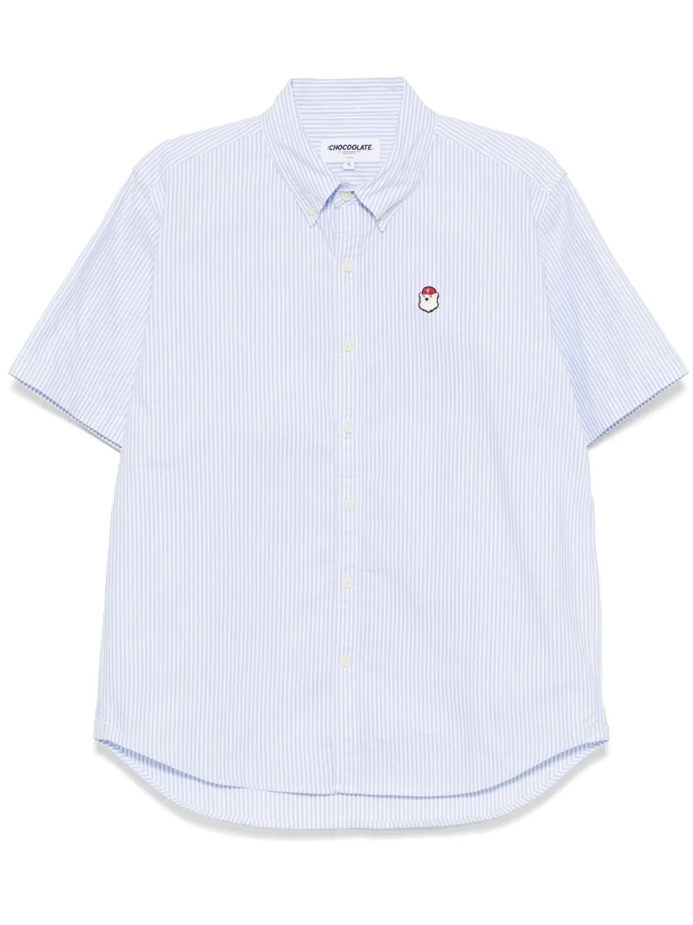 CHOCOOLATE camisa con rayas estampadas | azul | Image 1