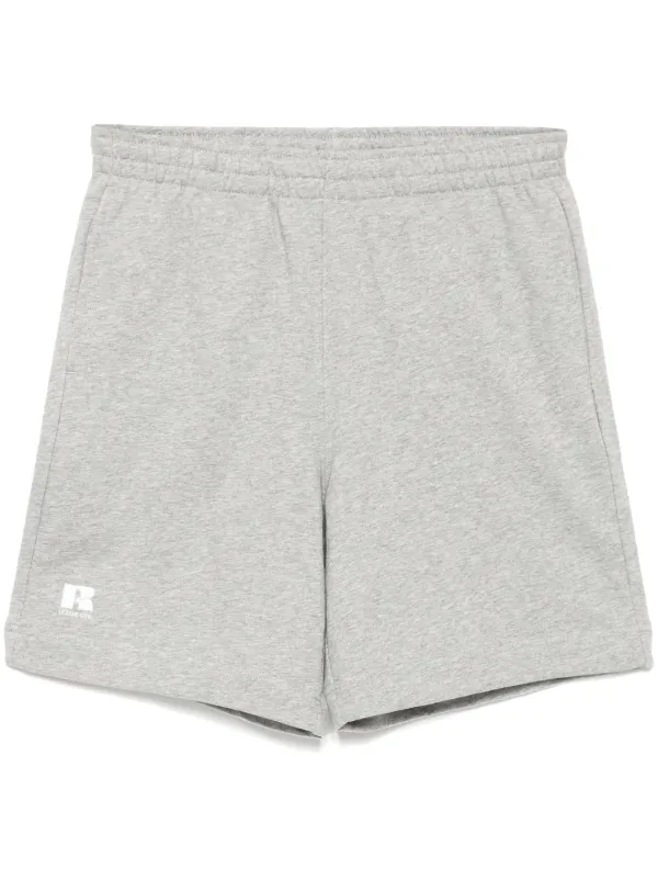 Izzue x Russell Athletic Elasticated Shorts Grey FARFETCH IN