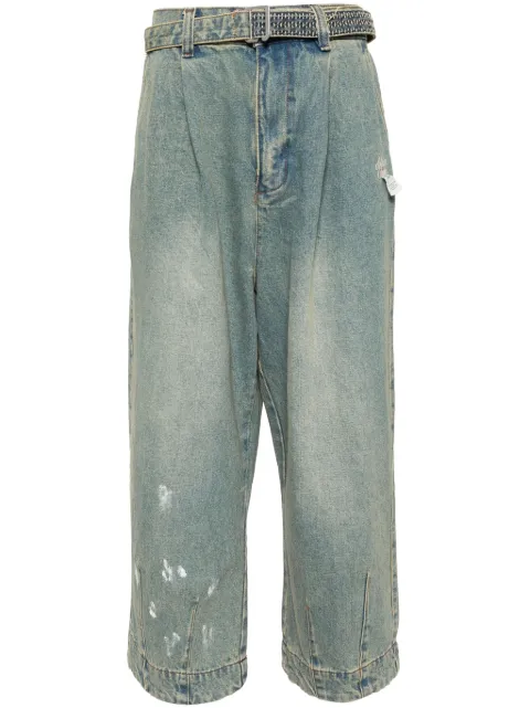 Musium Div. jeans anchos con cinturón