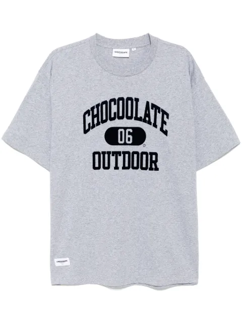 CHOCOOLATE logo-print T-shirt