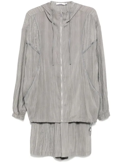 b+ab track jacket shorts set