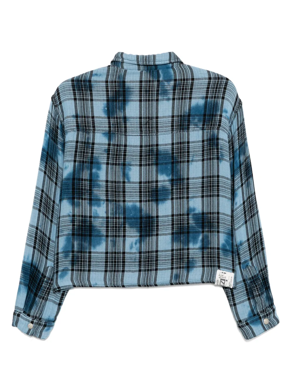 izzue checked shirt - Blauw