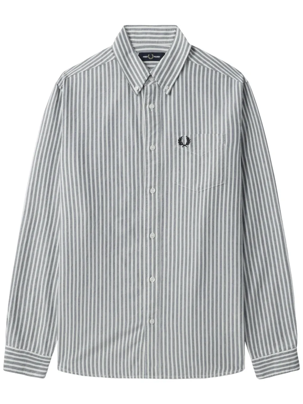 Fred Perry camisa de algodón | gris | Image 1