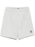 izzue logo-embroidered shorts - Grey