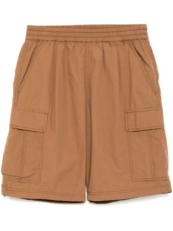 CHOCOOLATE Drawstring Cargo Shorts Brown FARFETCH ID