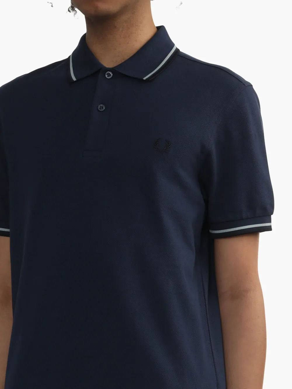 Fred Perry The Twin Tipped poloshirt Blauw