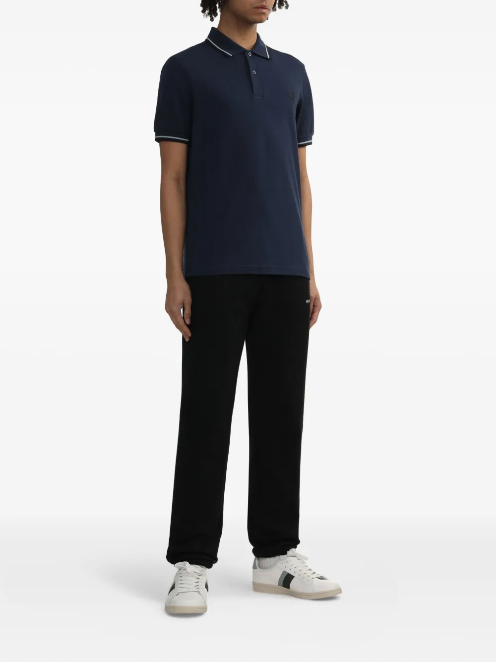 Fred Perry The Twin Tipped poloshirt - Blauw