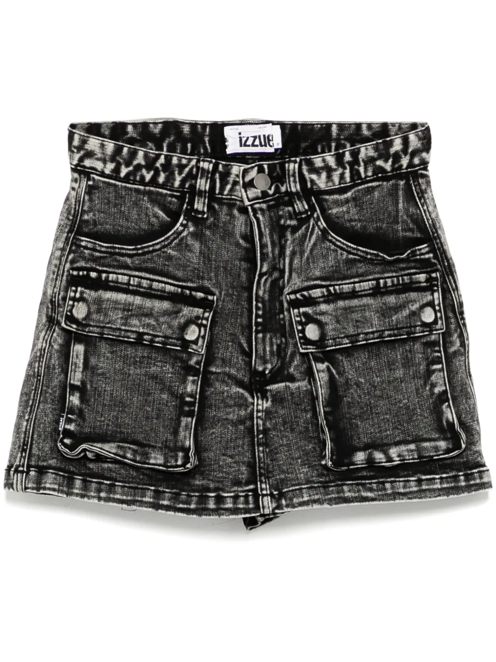 denim skort