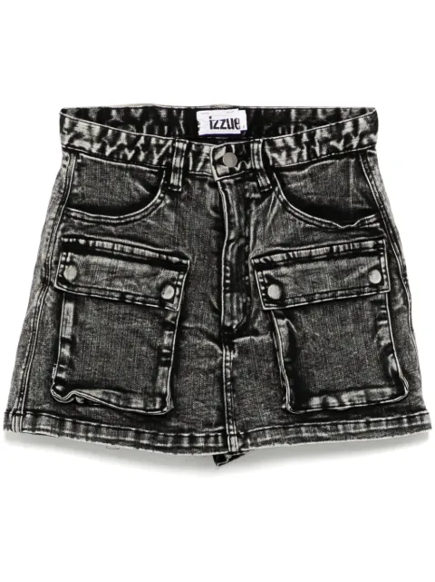 izzue skorts de mezclilla