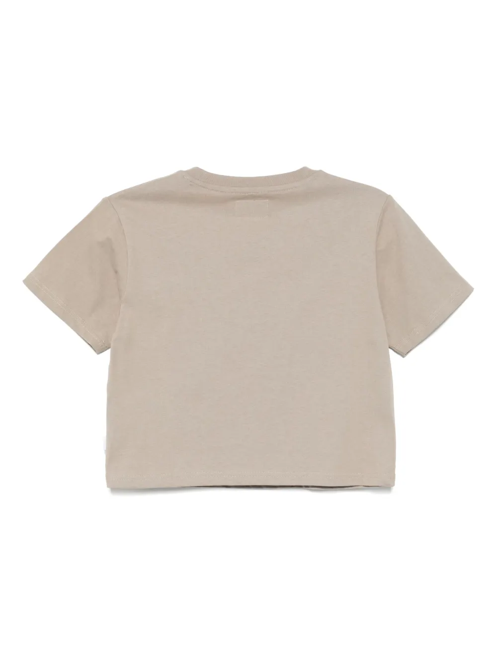 izzue T-shirt met borduurwerk - Beige