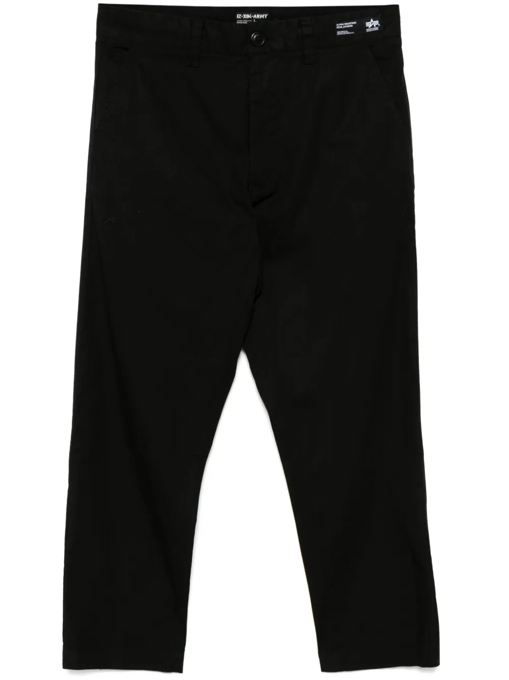 logo-embroidered trousers