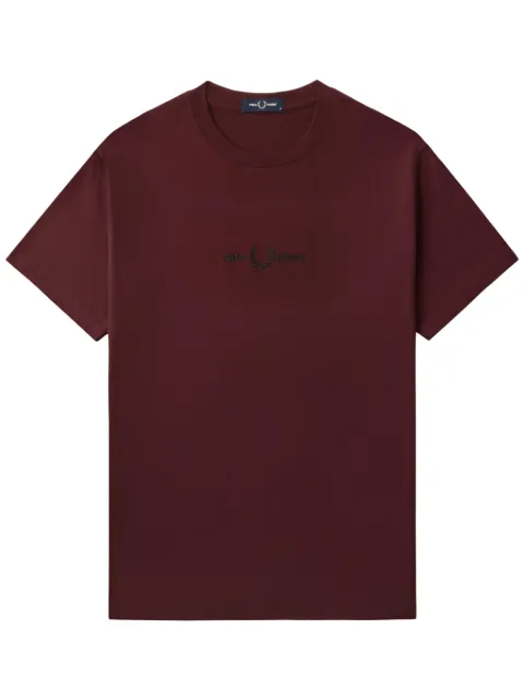 Fred Perry logo-embroidered T-shirt 