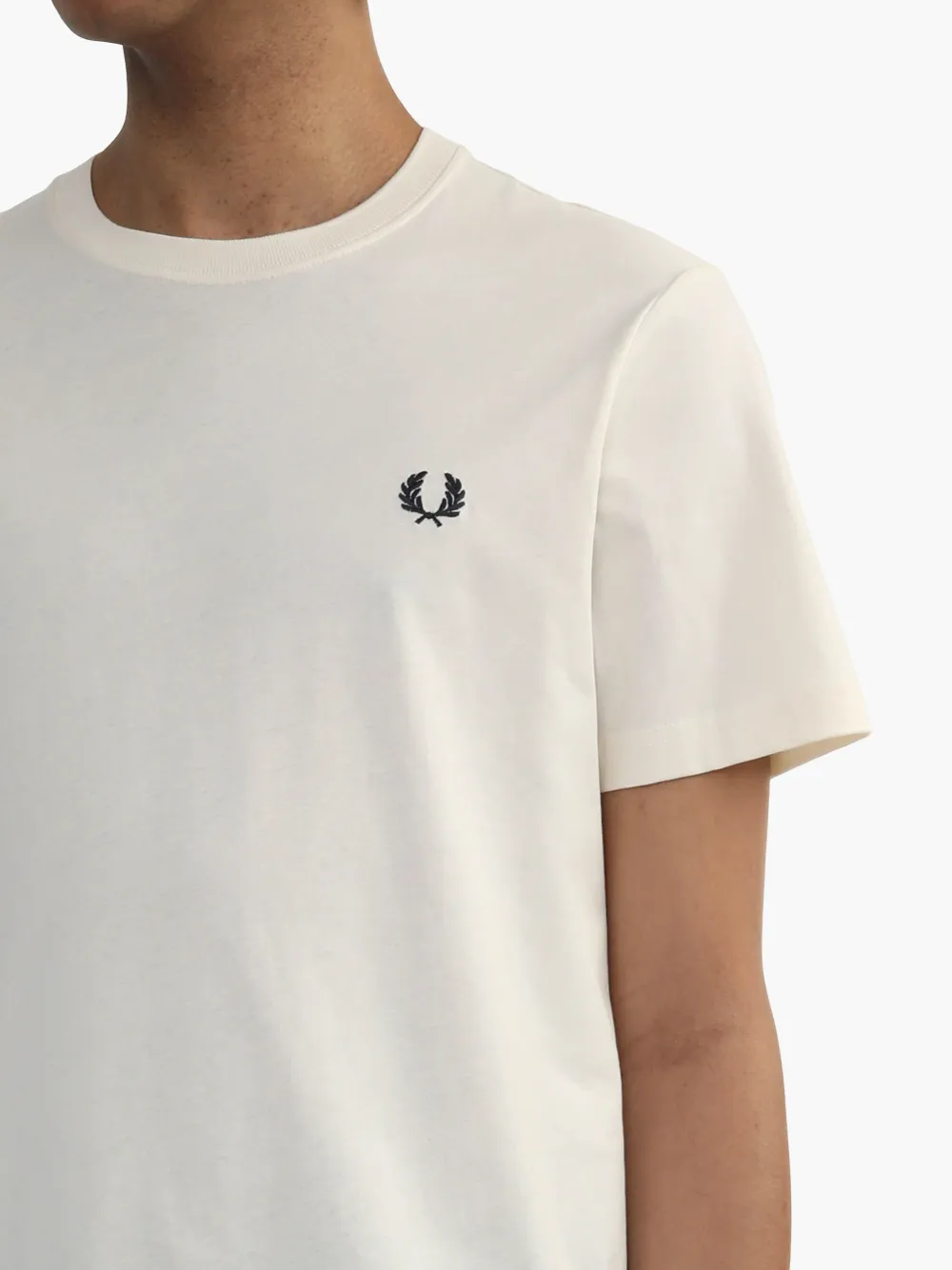 Fred Perry T-shirt met ronde hals Beige