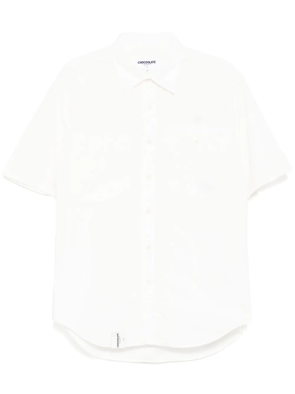 CHOCOOLATE camisa con parche del logo | blanco | Image 1