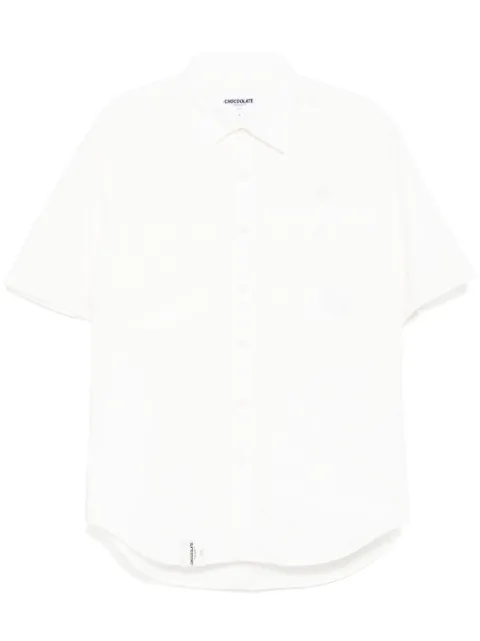 CHOCOOLATE ロゴパッチ シャツ