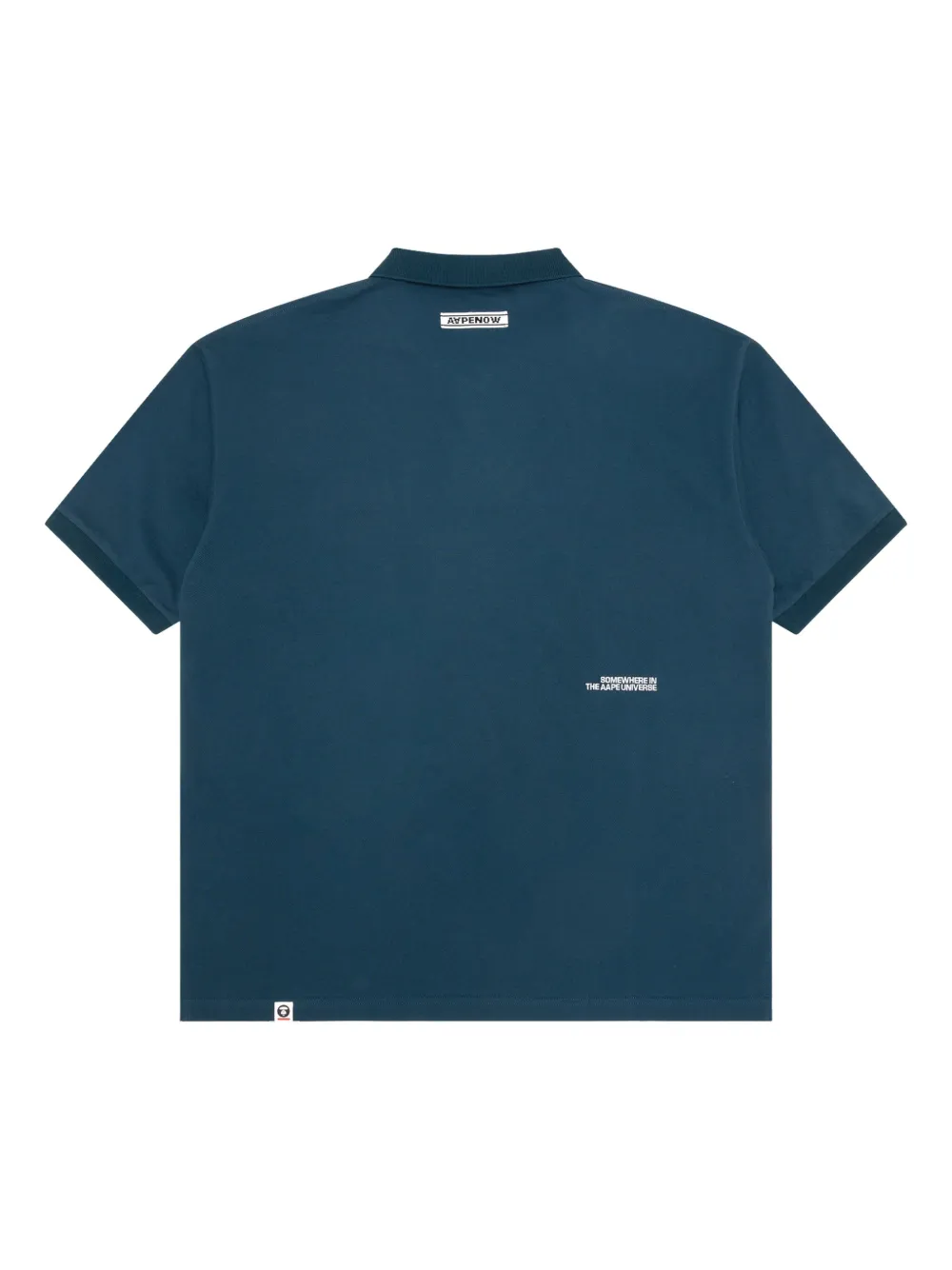 AAPE BY *A BATHING APE Katoenen poloshirt - Blauw