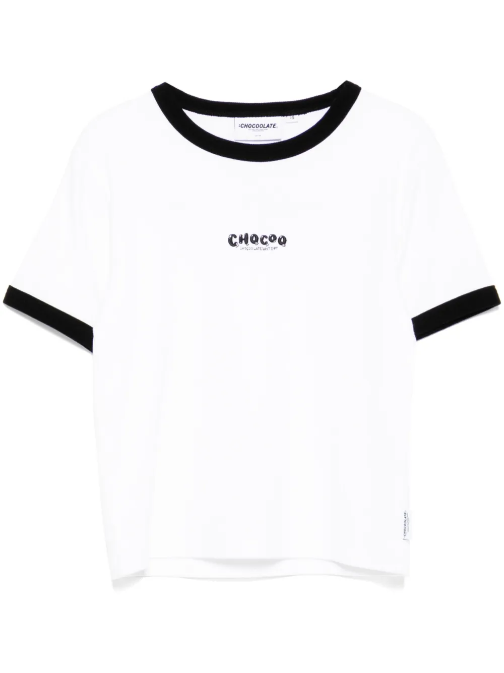 CHOCOOLATE playera con logo bordado | blanco | Image 1