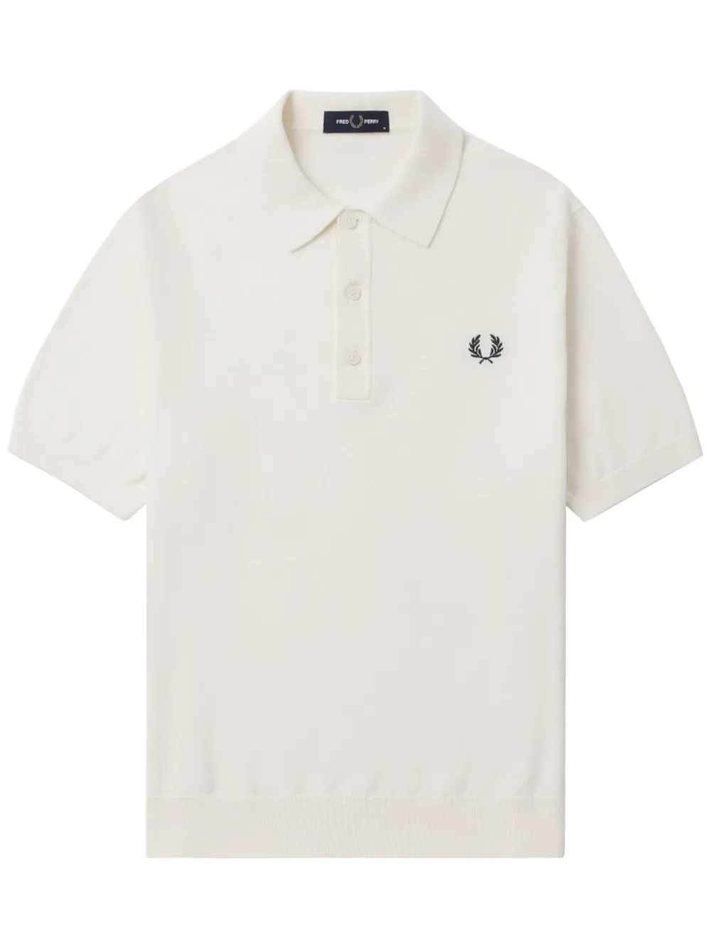Fred Perry playera tipo polo tejida | blanco | Image 1