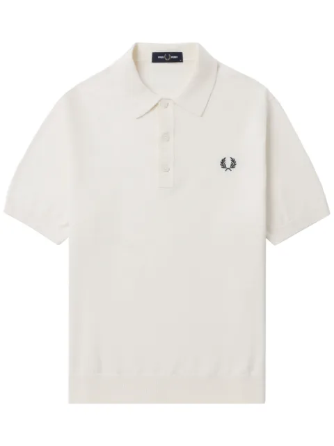 Fred Perry cotton knitted polo shirt 