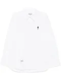 CHOCOOLATE logo-patch shirt - White