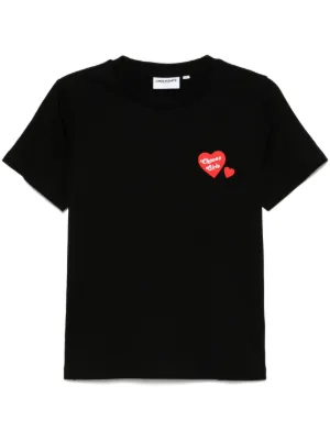 Comme Des Garçons Play ハートアップリケ Tシャツ | ブラック