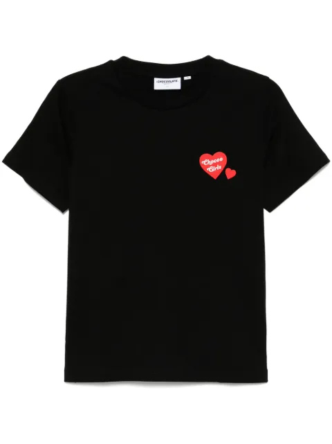 CHOCOOLATE logo-patch T-shirt
