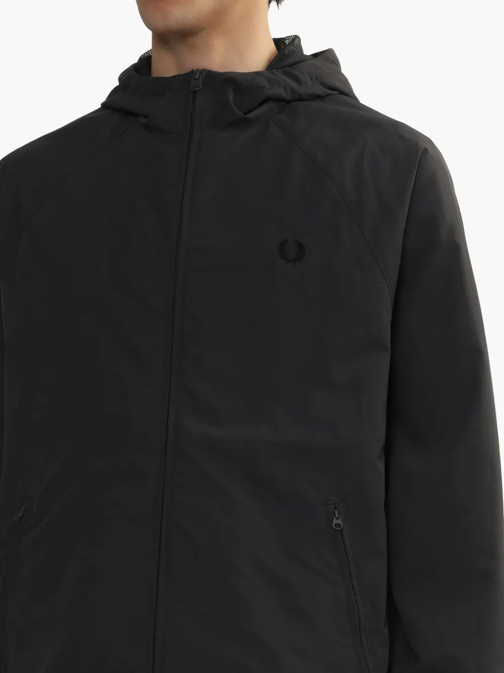 Fred Perry Jack met geborduurd logo Grijs