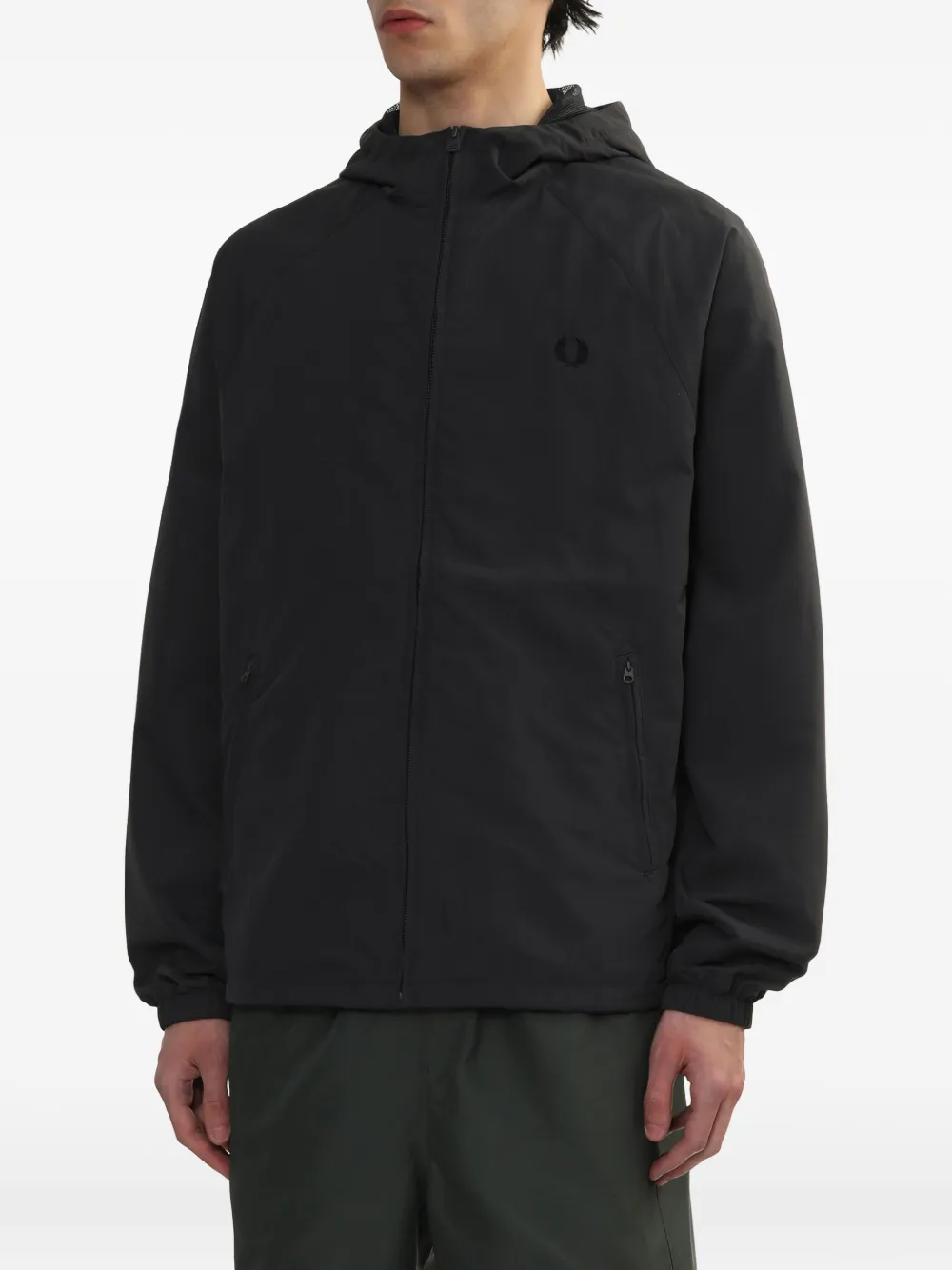 Fred Perry Jack met geborduurd logo Grijs