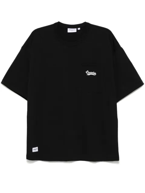 CHOCOOLATE logo-embroidered T-shirt