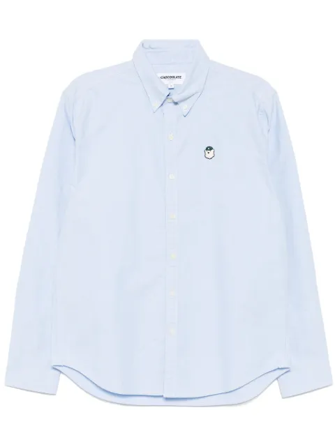 CHOCOOLATE logo-patch shirt