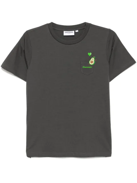 CHOCOOLATE logo-embroidered T-shirt