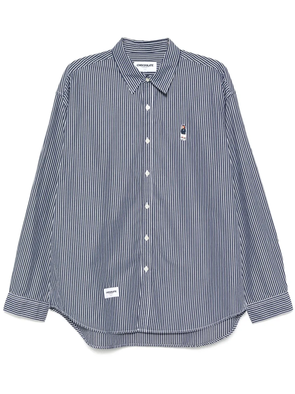 CHOCOOLATE camisa con parche del logo | azul | Image 1