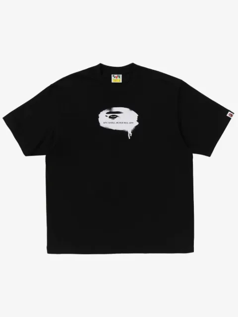 A BATHING APE® t-shirt à logo imprimé