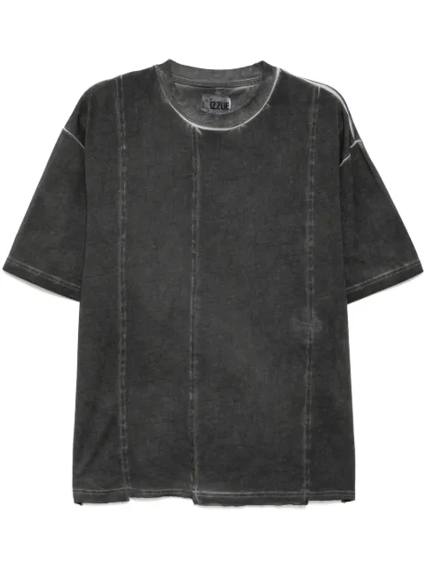 izzue asymmetric hem t-shirt