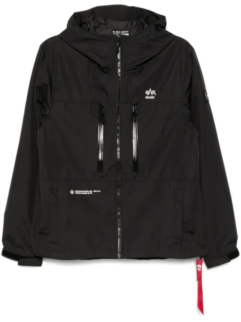 izzue logo-embroidered jacket