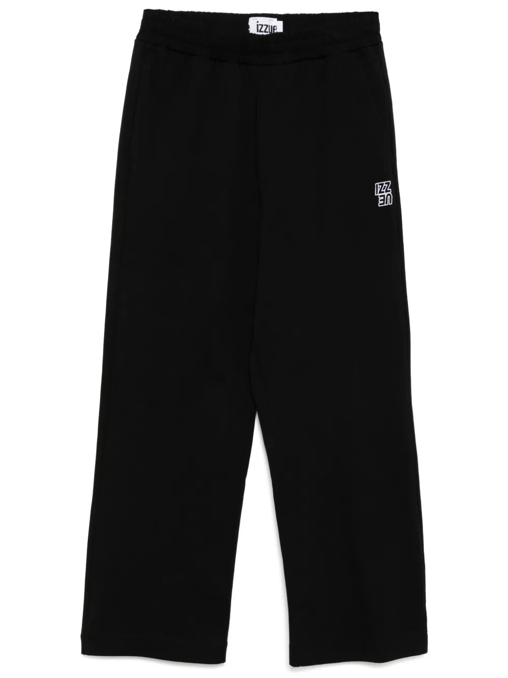 logo-embroidered trousers